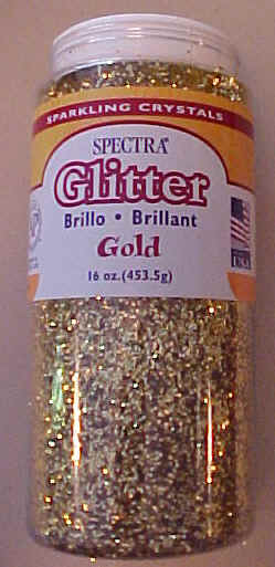 BRILLIANT GOLD GLITTER BY SPECTRA