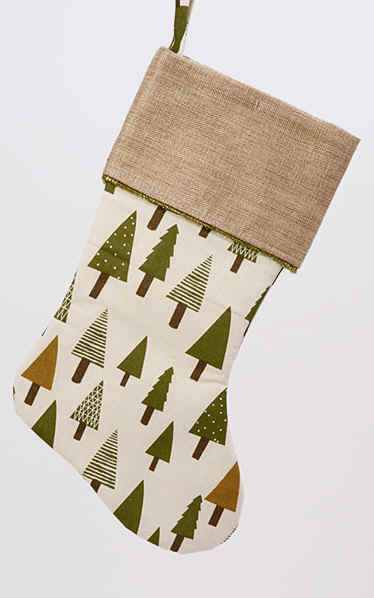 Forest Trees Christmas stockings