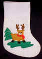Reindeer xmas Stocking cheap